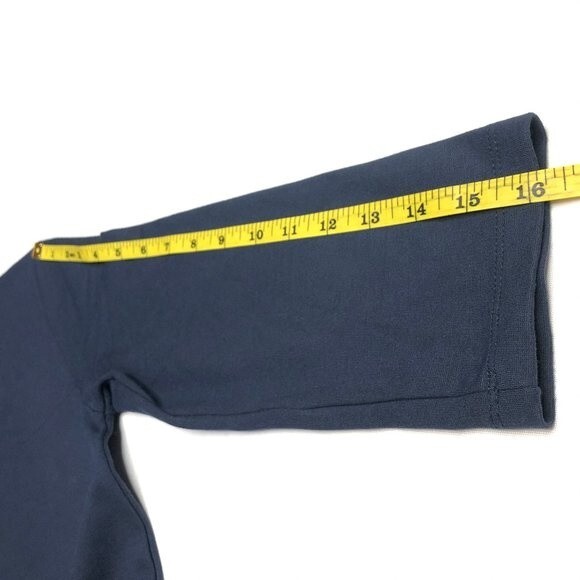 MANGO Casual Fitted Mini Shift Dress Dark Navy Blue XS Extra Small Pockets Thick - Picture 8 of 8